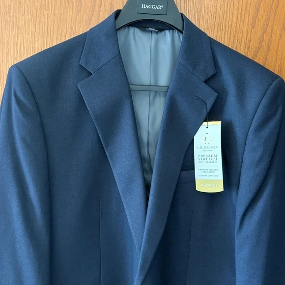 J.M. Hagar Classic Fit Suit Jacket 46L